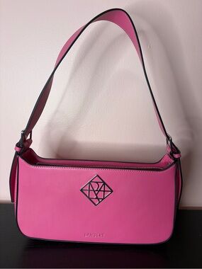 Lambert Pink Leather Shoulder Bag
